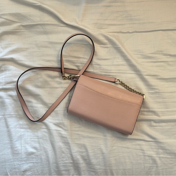 Kate Spade Light Pink Leather Paloma Road Flap Crossbody Bag - Picture 7 of 13